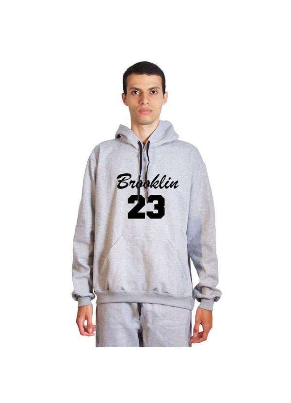 Sandro Moscoloni - Conjunto Moletom Abrigo Polo State 23 Cinza Cinza