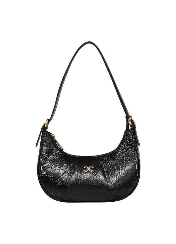 Comfort - Bolsa Design Meia-Lua Vinho Preto 2