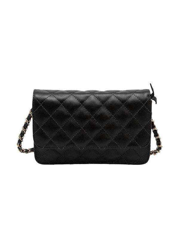Comfort - Bolsa Tiracolo Maletassê Alça Corrente Comfort Preto