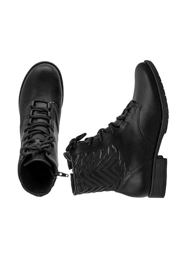 Comfort - Coturno Salto Baixo Pinhão Preto 5