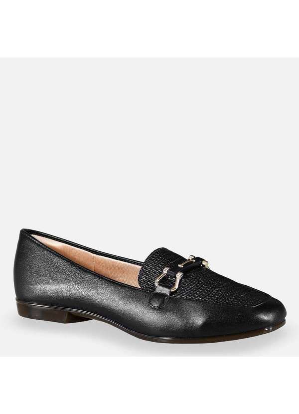Comfort - Mocassim Clássico Preto Preto