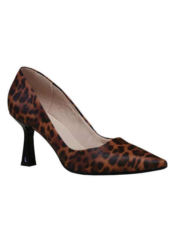 Comfort - Scarpin Feminino Salto Fino Comfort Onca