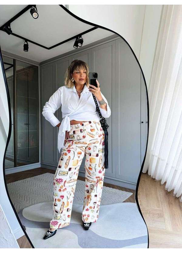 In Love - Calça Estampada Isa Estampado Estampado