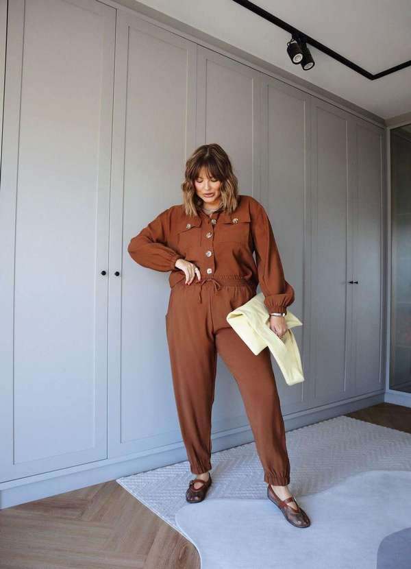 In Love - Calca Franciele Marrom Marrom