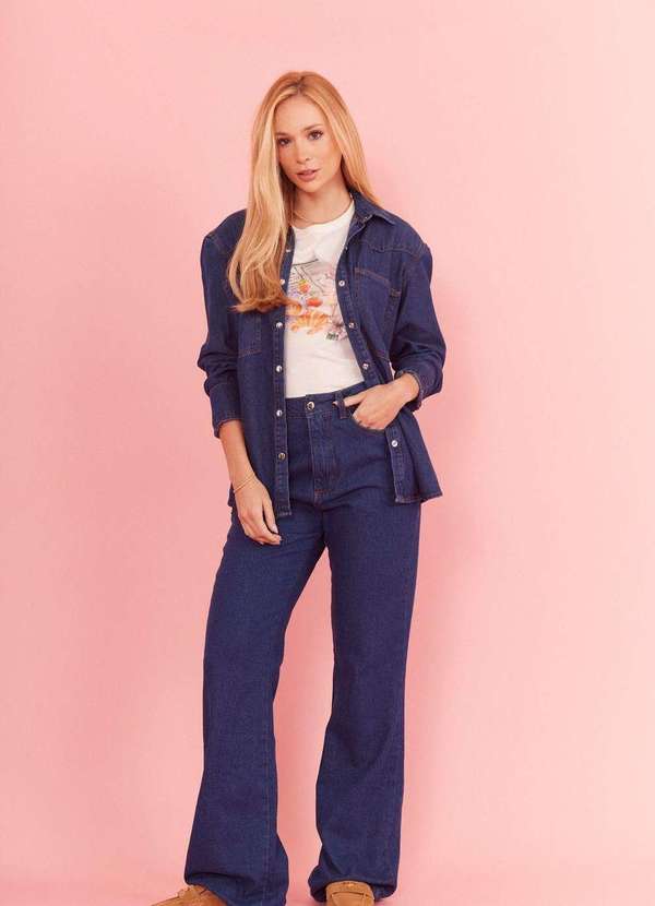 In Love - Calça Jeans Flare Ariela Jeans Azul 3