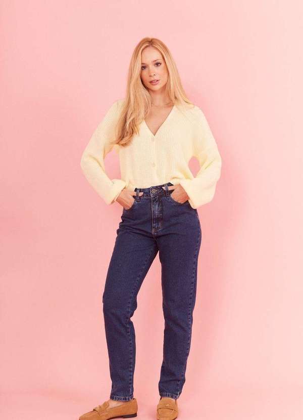 In Love - Calça Mom Jeans Rosalíe Jeans Azul 2