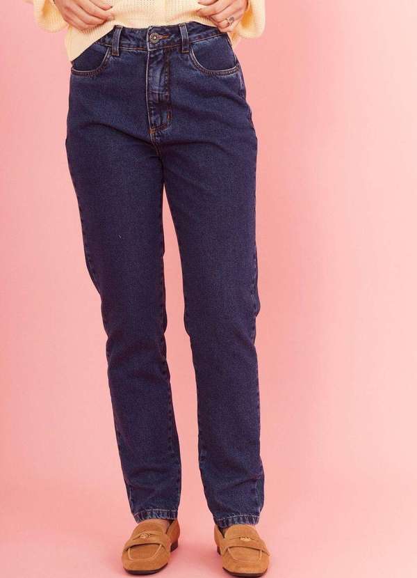 In Love - Calça Mom Jeans Rosalíe Jeans Azul 5