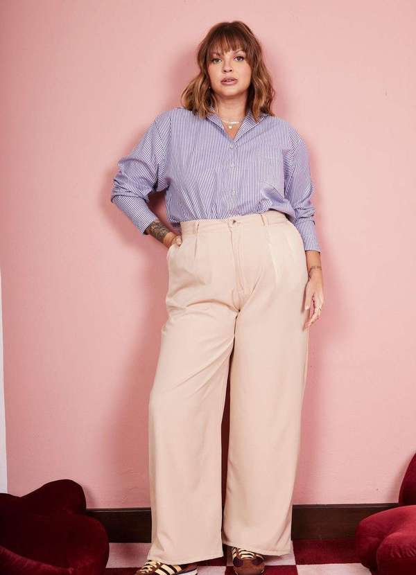 In Love - Camisa Suzi Listrado Azul Azul 3