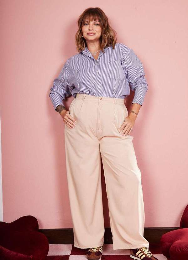 In Love - Camisa Suzi Listrado Azul Azul 7