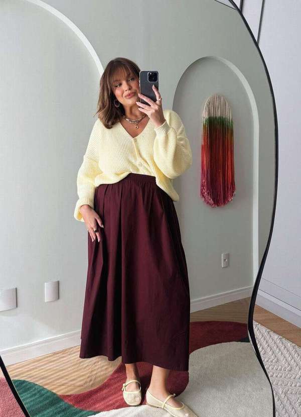 In Love - Cardigan Trico Lola Amarelo Amarelo 3