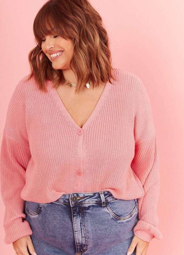 In Love - Cardigan Trico Lola Rosa Rosa 5