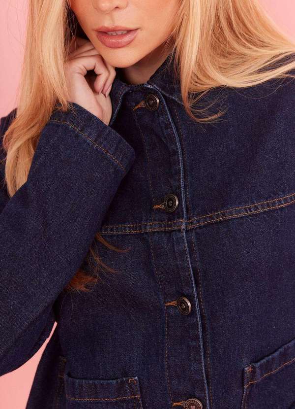 In Love - Jaqueta Jeans Pandora Jeans Azul 4