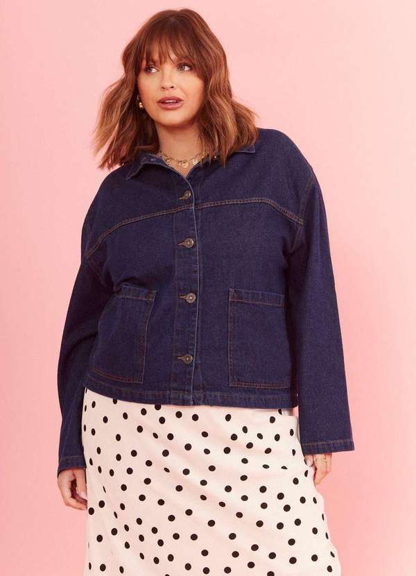 In Love - Jaqueta Jeans Pandora Jeans Azul 5