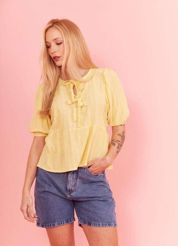 In Love - Shorts Jeans Belle Jeans Escuro Azul 3