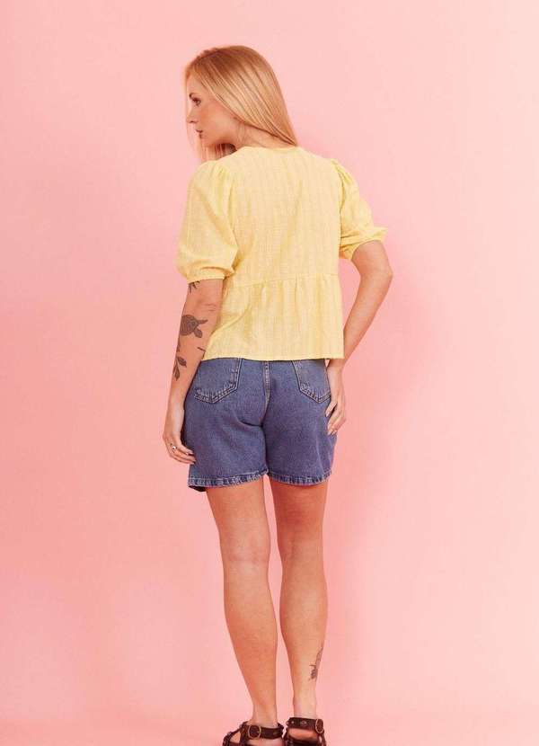 In Love - Shorts Jeans Belle Jeans Escuro Azul 5