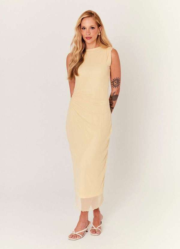 In Love - Vestido Adriane Amarelo Amarelo