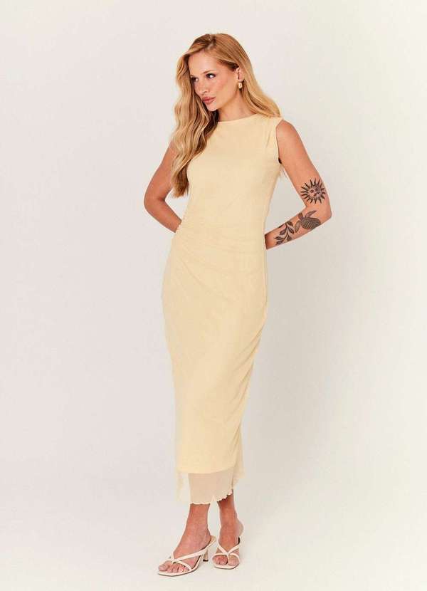 In Love - Vestido Adriane Amarelo Amarelo 5