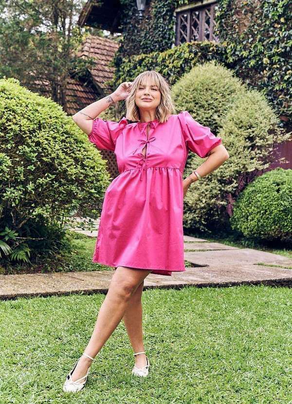 In Love - Vestido Curto Thaisa Pink Rosa