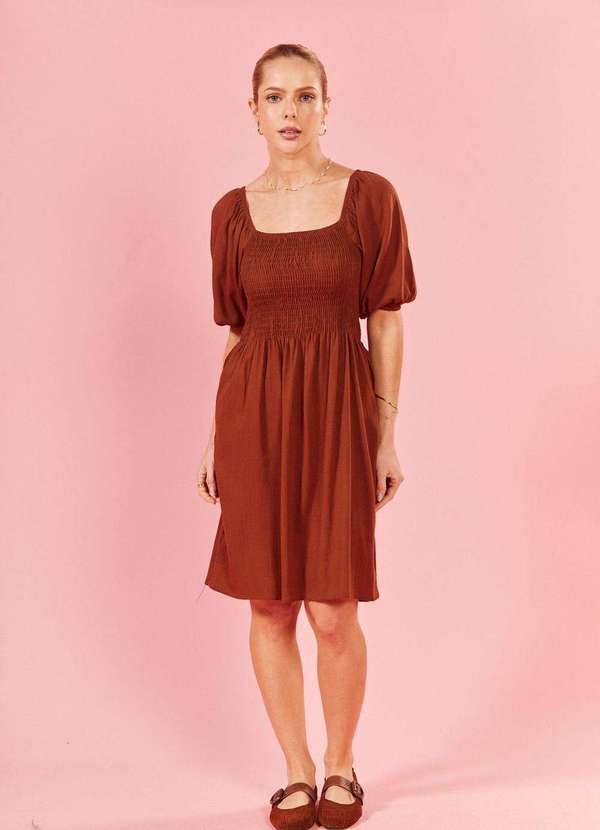 In Love - Vestido Gabriele Marrom Marrom 2