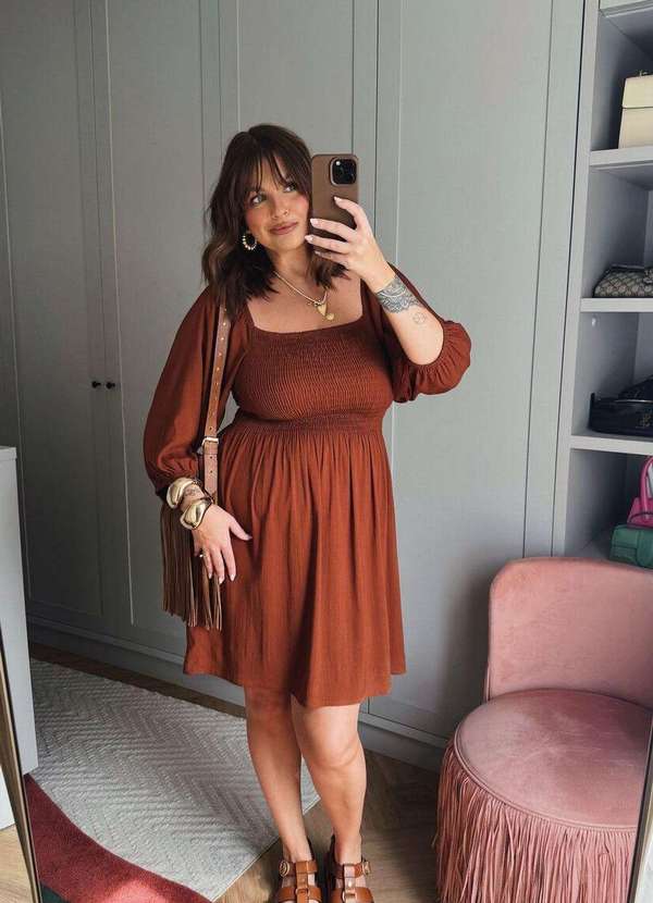 In Love - Vestido Gabriele Marrom Marrom 3