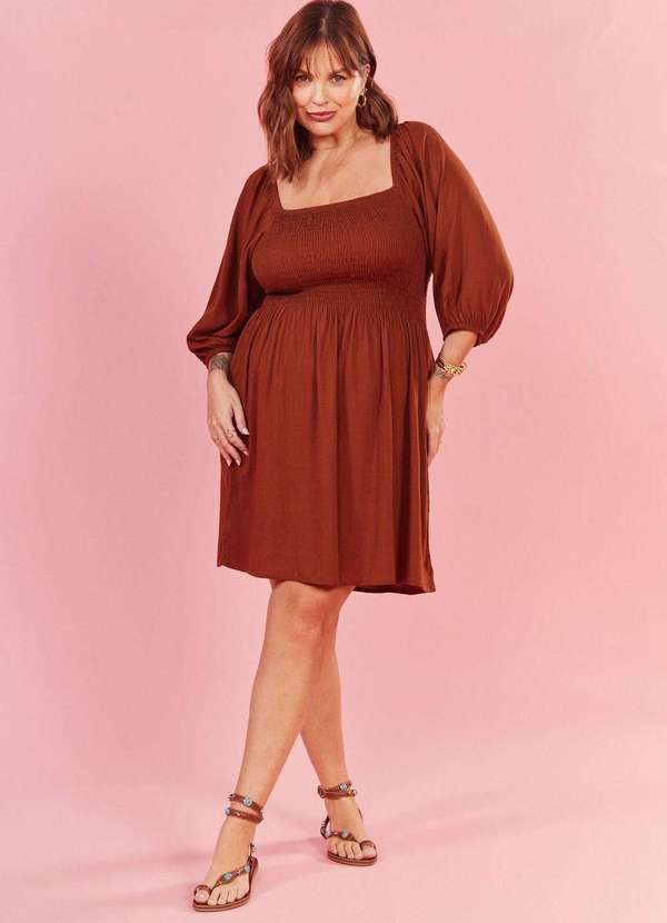 In Love - Vestido Gabriele Marrom Marrom 4