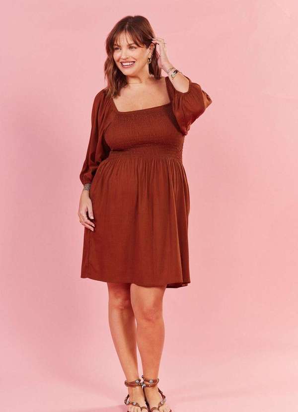 In Love - Vestido Gabriele Marrom Marrom 7