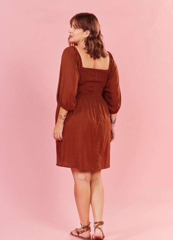 In Love - Vestido Gabriele Marrom Marrom 9