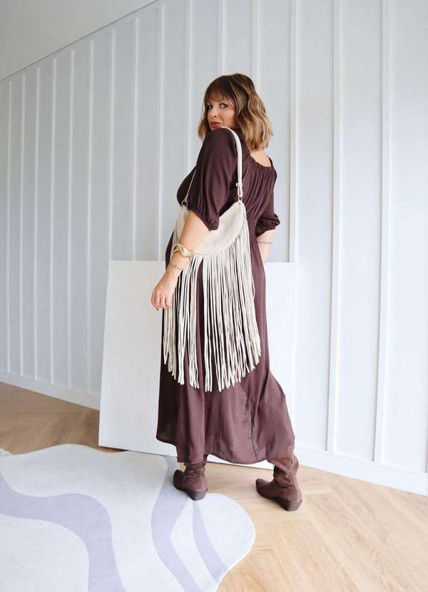 In Love - Vestido Julia Marrom Marrom 5