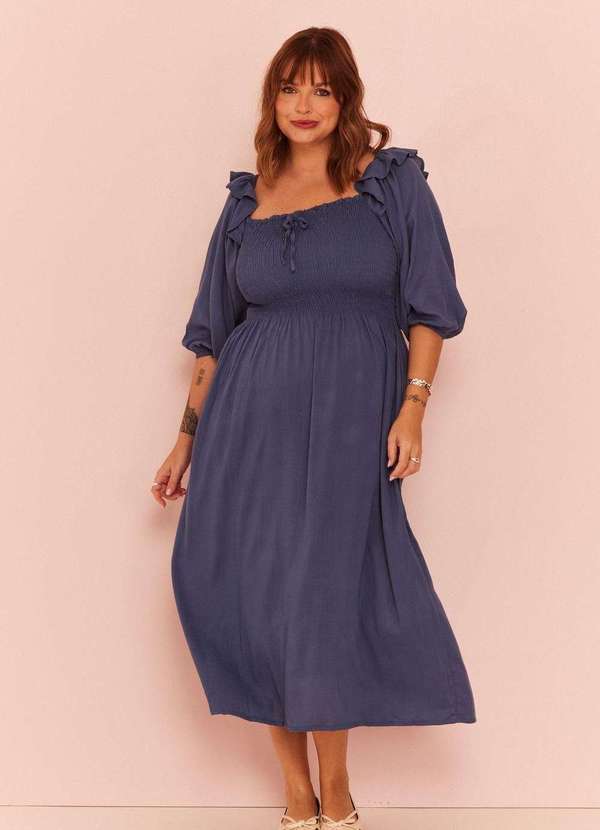 In Love - Vestido Midi Lua Azul Azul 1