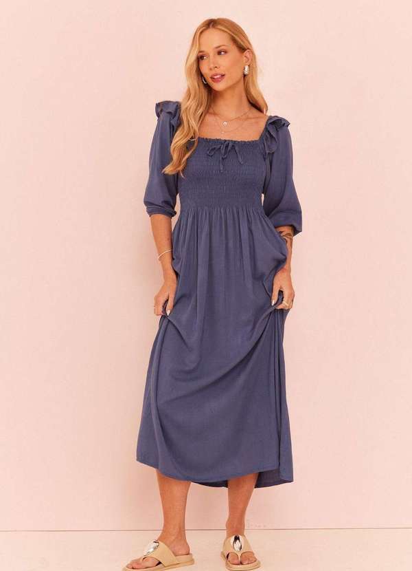 In Love - Vestido Midi Lua Azul Azul 3