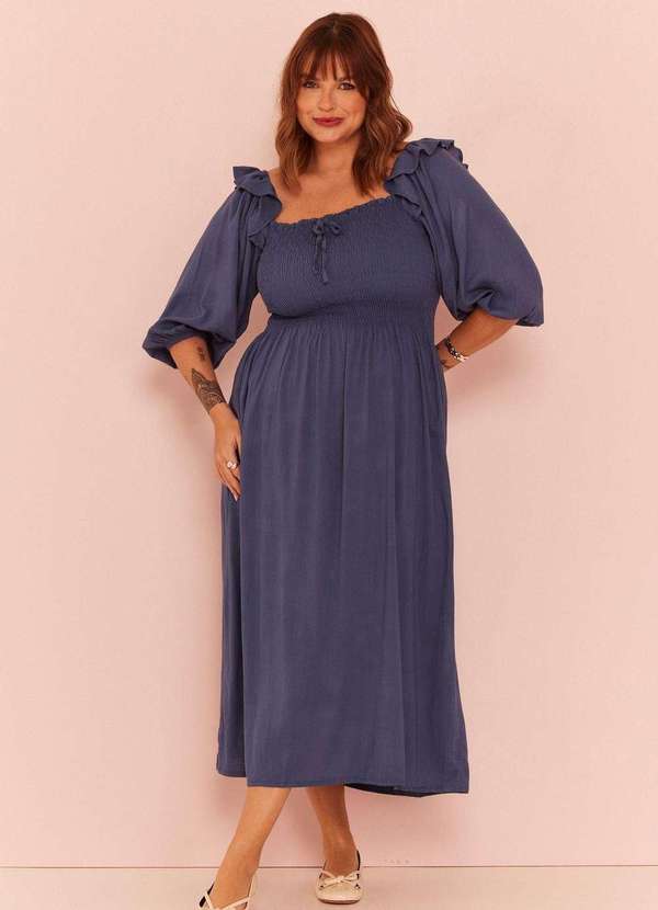 In Love - Vestido Midi Lua Azul Azul 4