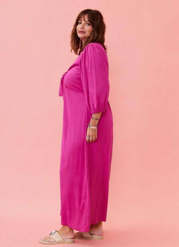 In Love - Vestido Midi Paula Pink Rosa 10