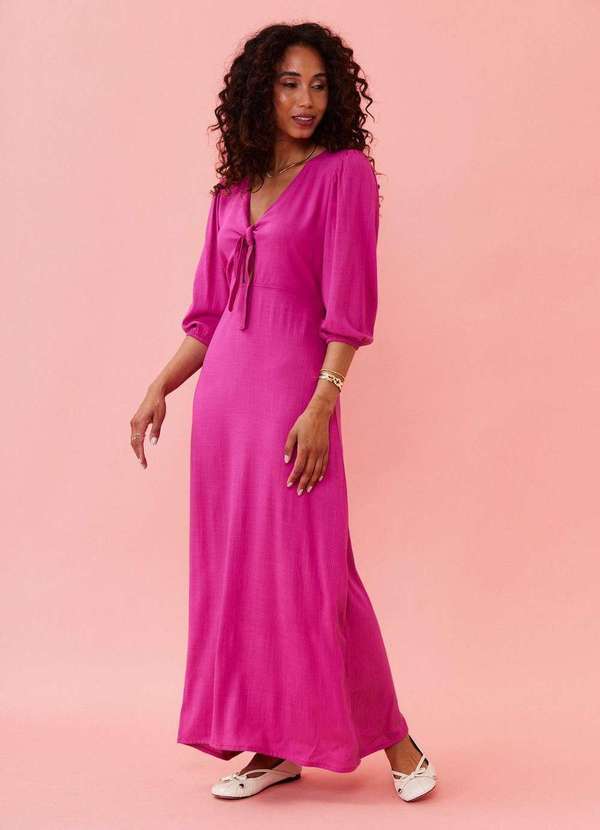 In Love - Vestido Midi Paula Pink Rosa 6