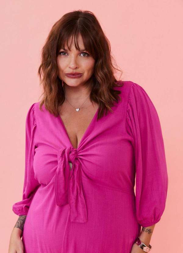 In Love - Vestido Midi Paula Pink Rosa 8