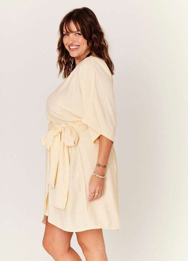 In Love - Vestido Transpassado Bruna Amarelo Amarelo 5