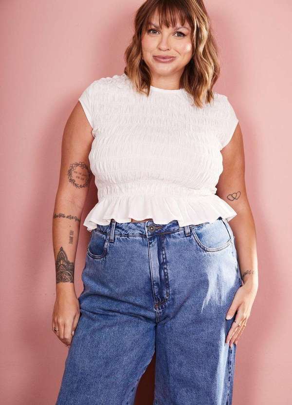 In Love - Blusa Kaethe Off White Branco