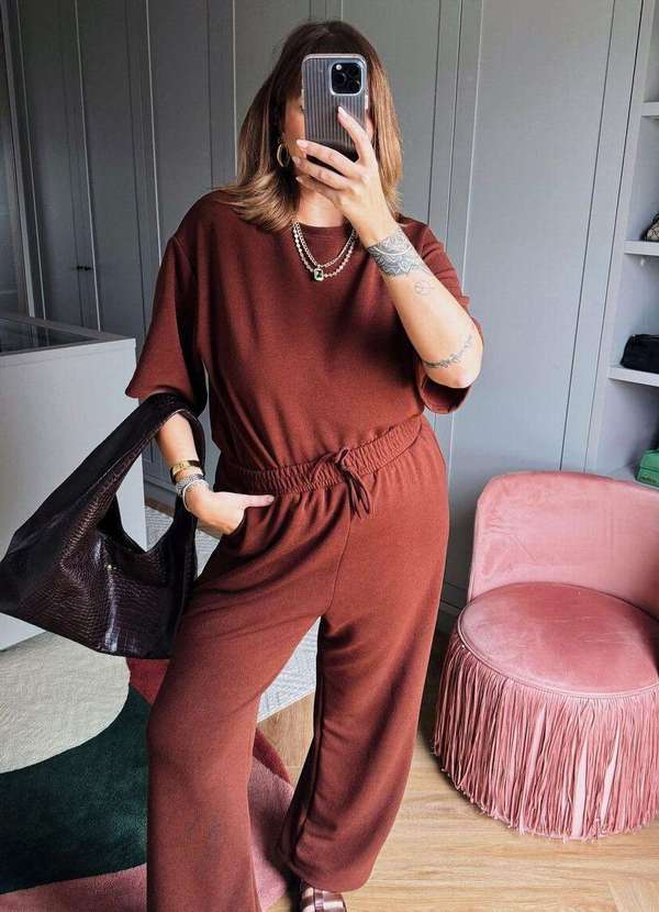 In Love - Blusa Karen Marrom Marrom 2