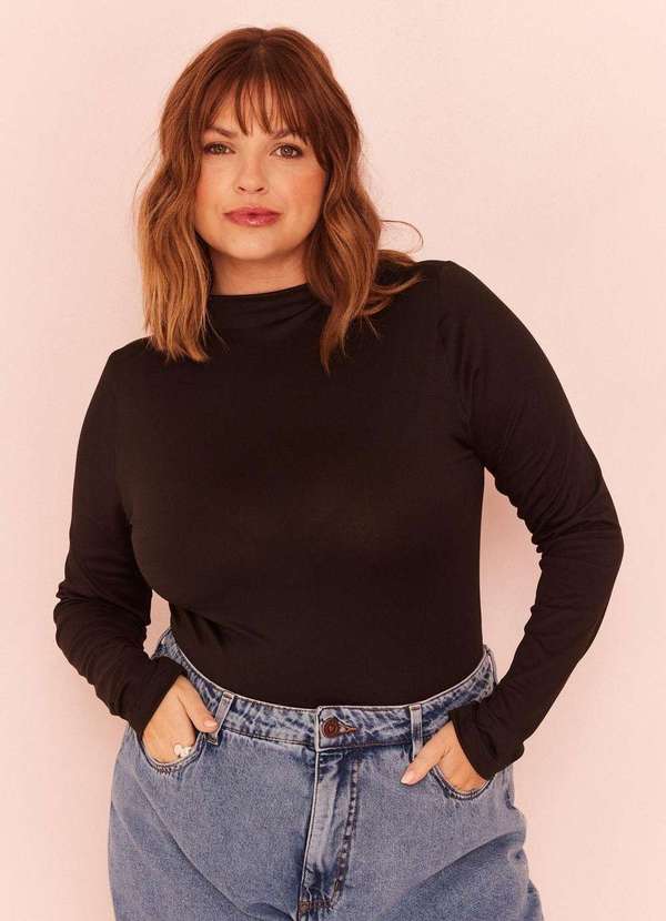 In Love - Blusa Segunda Pele Britney Preto Preto 2