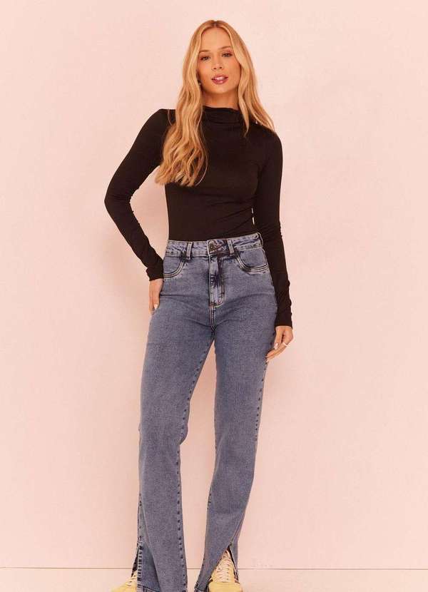 In Love - Blusa Segunda Pele Britney Preto Preto 3