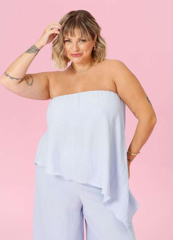 In Love - Blusa Tomara que Caia Juliana Azul Azul 1