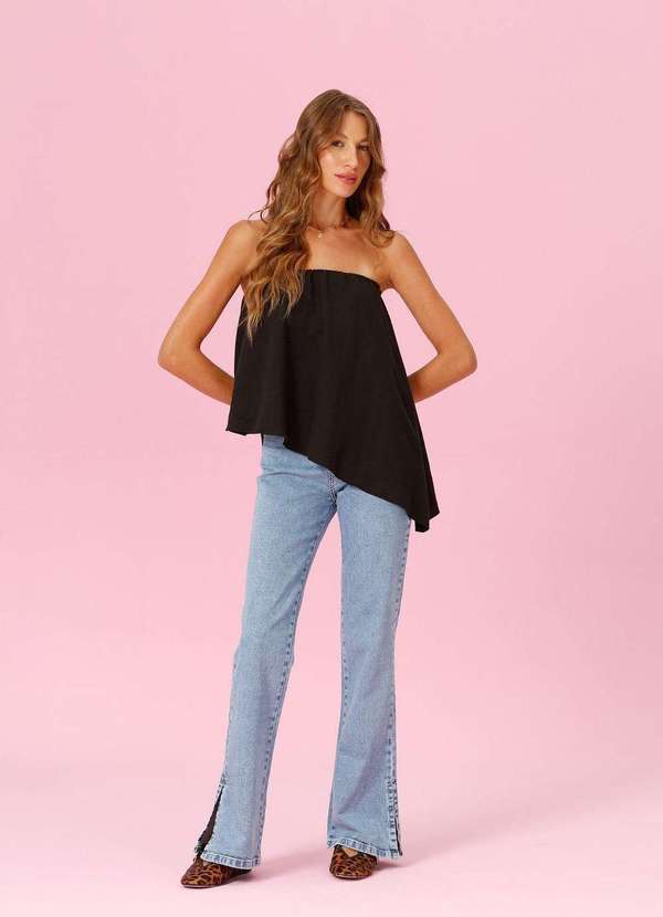 In Love - Blusa Tomara que Caia Juliana Preto Preto 3