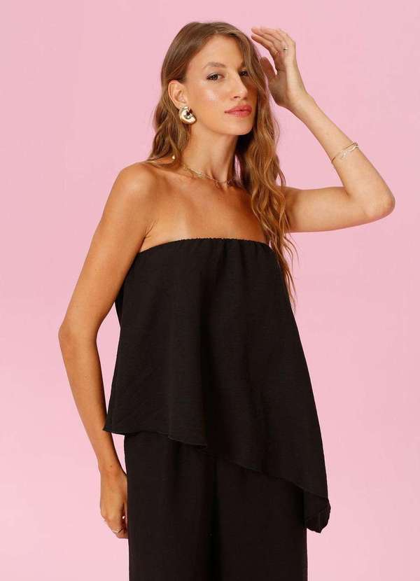 In Love - Blusa Tomara que Caia Juliana Preto Preto 9