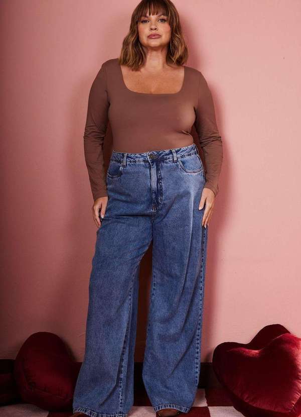 In Love - Body Poliamida Luiza Castanha Marrom 7