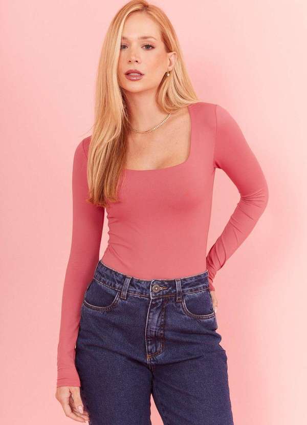 In Love - Body Poliamida Luiza Rosa Rosa 6