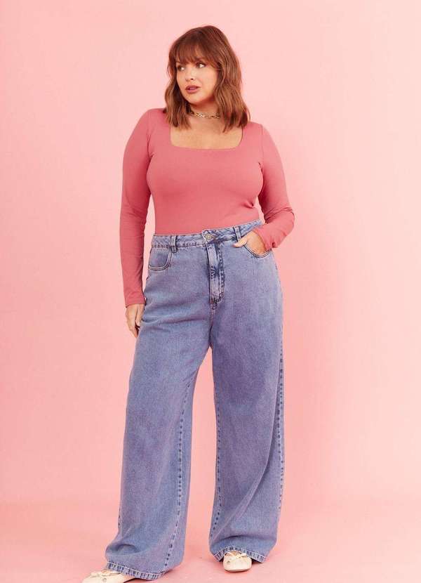 In Love - Body Poliamida Luiza Rosa Rosa 7