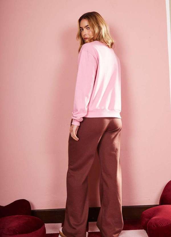 In Love - Calça de Moletom Anna Marrom Marrom 7