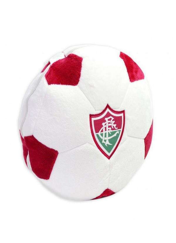 Minas de Presentes - Almofada Bola Pelúcia Fluminense Oficial Branco