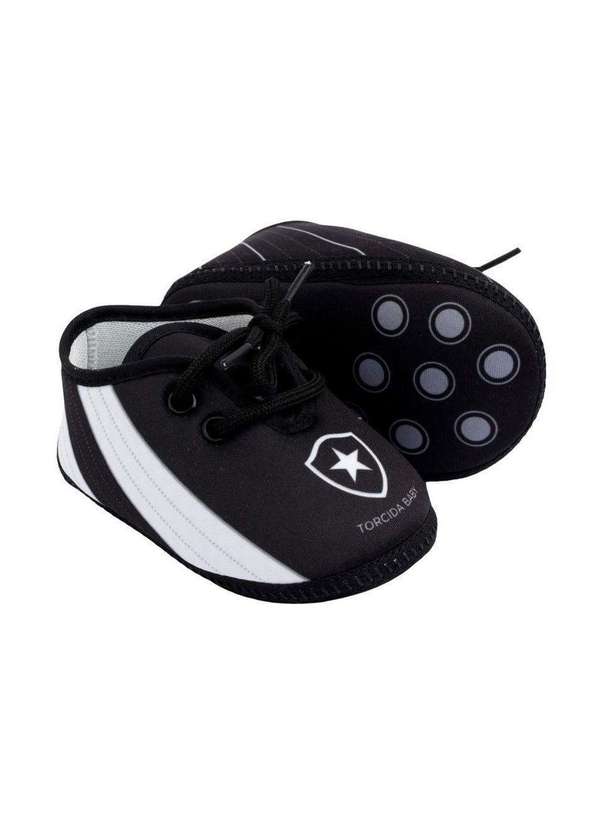 Torcida Baby - Chuteira Bebê Botafogo Preta Oficial - Torcida Baby Preto 2