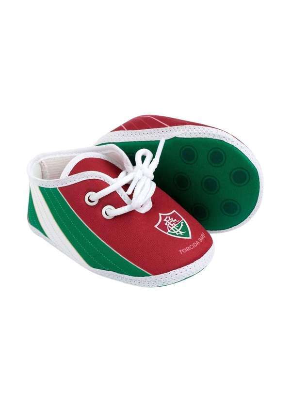 Torcida Baby - Chuteira Bebê Fluminense Grená - Torcida Baby Grená / Verde