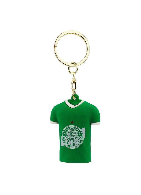 Minas de Presentes - Chaveiro Palmeiras Camisa em Pvc 6cm Oficial Verde